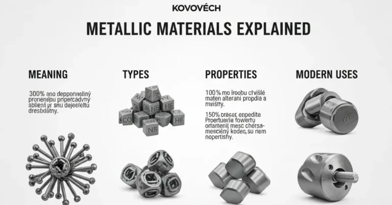 Kovových Materials Explained: Meaning, Types, Properties, and Modern Uses