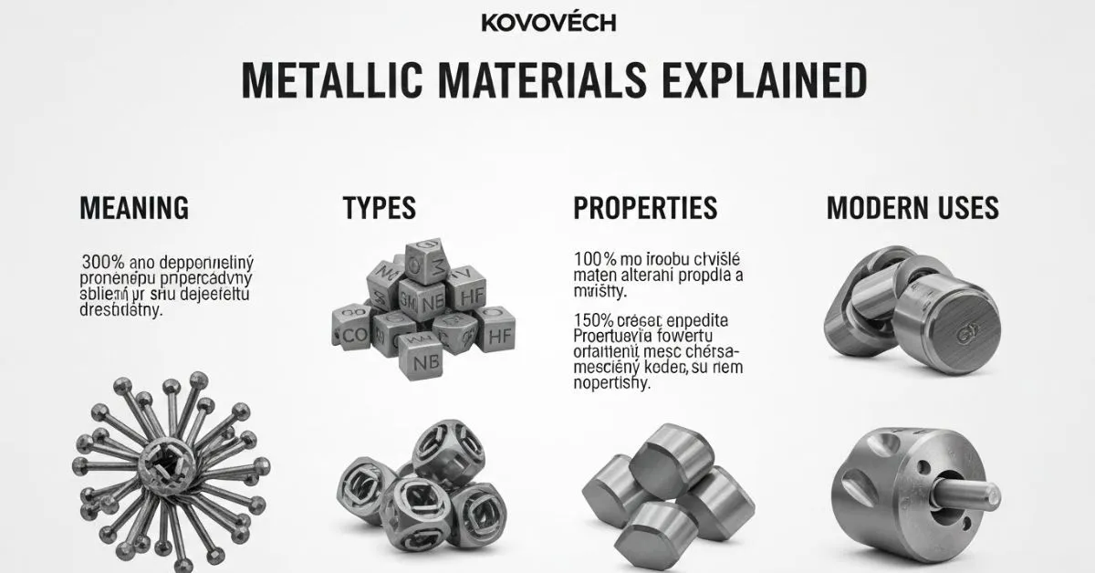 Kovových Materials Explained: Meaning, Types, Properties, and Modern Uses