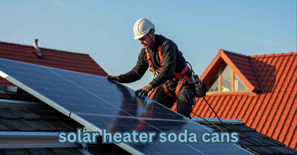 Solar Heater Soda Cans