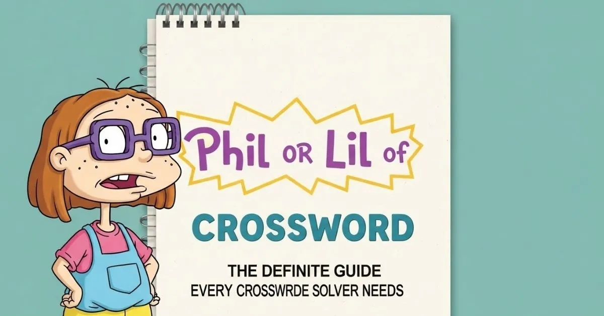 Phil or Lil of Rugrats Crossword