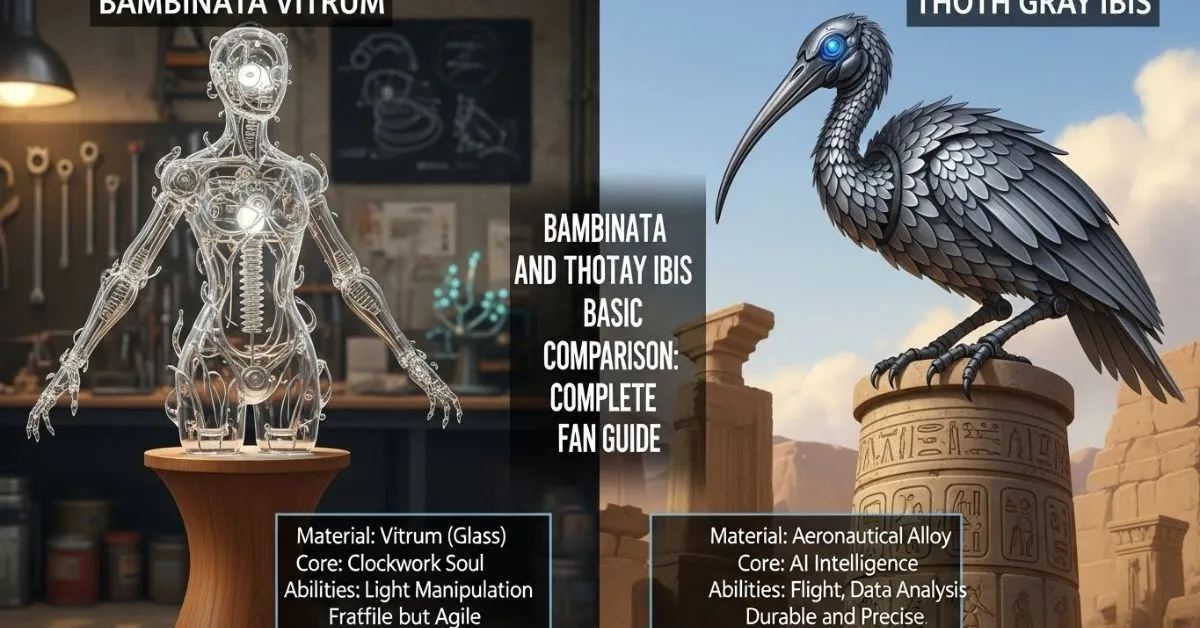 Bambinata Vitrum and Thoth Gray Ibis Basic Comparison