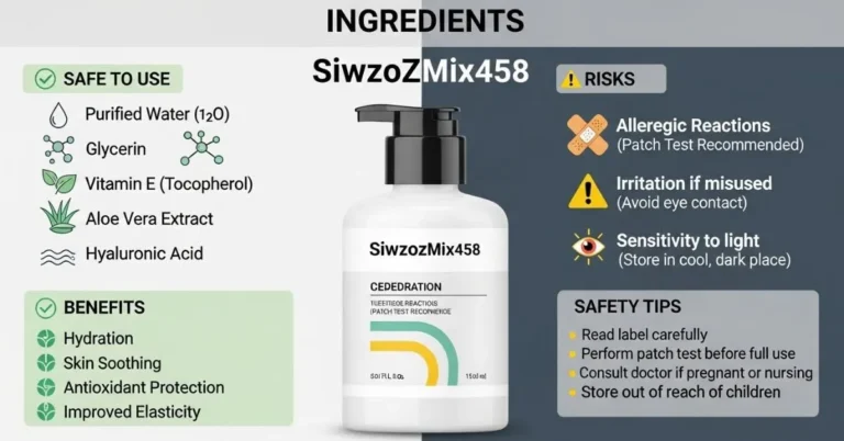 Ingredients in Siwzozmix458 Safe to Use