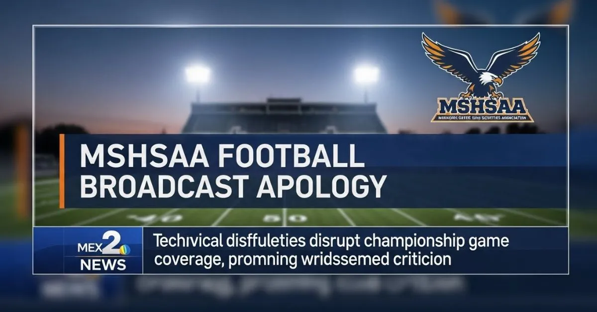 MSHSAA Football Broadcast Apology
