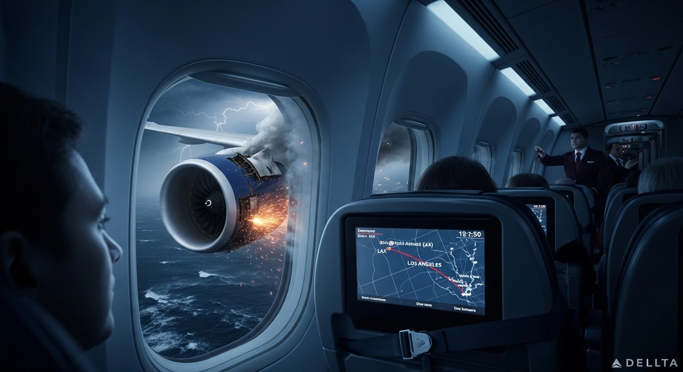 Delta Flight DL275 Diverted LAX