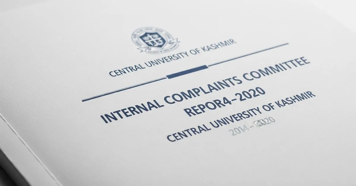 Internal+Complaints+Committee+Report+2014–2020+Central+University+of+Kashmir